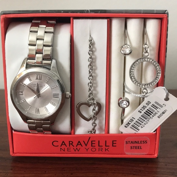 Caravelle Jewelry - Watch and bracelet set
